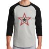 Unisex 50/50 Blend 3/4 Sleeve T-Shirt Thumbnail