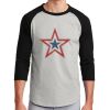 Unisex 50/50 Blend 3/4 Sleeve T-Shirt Thumbnail