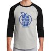 Unisex 50/50 Blend 3/4 Sleeve T-Shirt Thumbnail