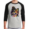 Unisex 50/50 Blend 3/4 Sleeve T-Shirt Thumbnail