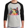 Unisex 50/50 Blend 3/4 Sleeve T-Shirt Thumbnail