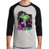 Unisex 50/50 Blend 3/4 Sleeve T-Shirt Thumbnail