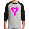 Unisex 50/50 Blend 3/4 Sleeve T-Shirt Thumbnail