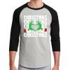 Unisex 50/50 Blend 3/4 Sleeve T-Shirt Thumbnail