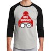 Unisex 50/50 Blend 3/4 Sleeve T-Shirt Thumbnail