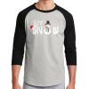 Unisex 50/50 Blend 3/4 Sleeve T-Shirt Thumbnail