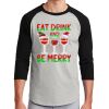 Unisex 50/50 Blend 3/4 Sleeve T-Shirt Thumbnail