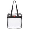 Clear Tote with Zippered Top Thumbnail