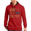 Unisex Light Fleece Hooded Sweatshirt Thumbnail